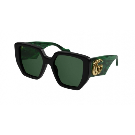 Gucci GG0956S 001 | Montatura: nero verde | Lenti: verde sfumate