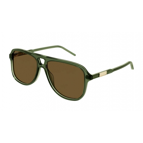 Gucci GG1156S 002 | Frame: green | Lens: brown gradient
