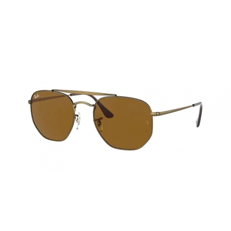 Ray-Ban RB3648 The Marshal 922833 | Frame: antique gold | Lens: brown