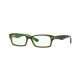 Ray-Ban Junior RY1530 3665 | Frame: top brown on green fluorescent