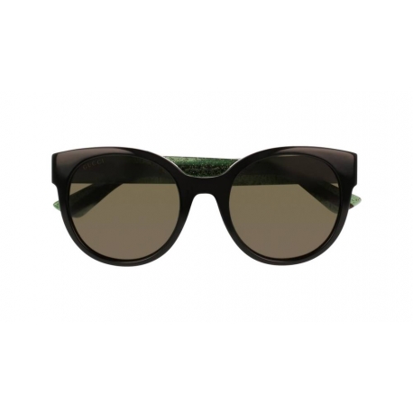 Gucci GG0035S 002 | Frame: black | Lens: green