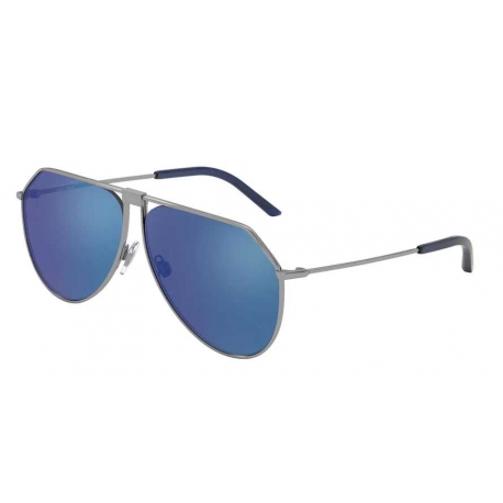 Dolce & Gabbana DG2248 04/55 | Frame: gunmetal | Lens: blue mirror blue