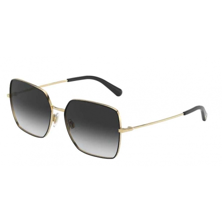 Dolce & Gabbana DG2242 13348G | Frame: gold, black | Lens: grey gradient