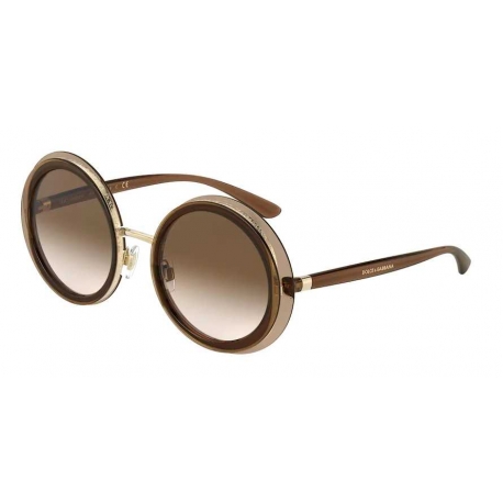 Dolce & Gabbana DG6127 537413 | Frame: transparent brown | Lens: brown gradient