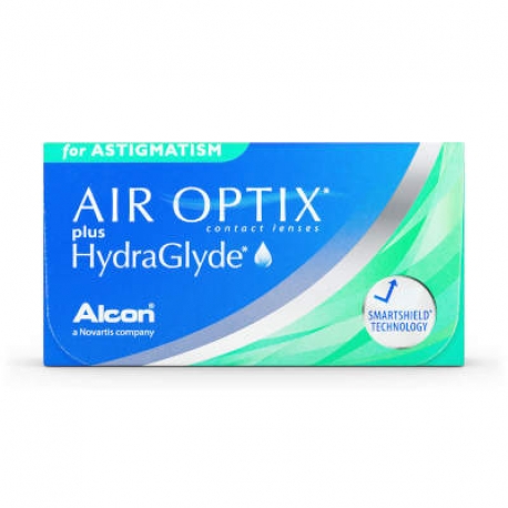 Ciba Vision AIR OPTIX plus HydraGlyde for Astigmatism | Type: toric for astigmatism | Life: monthly disposable