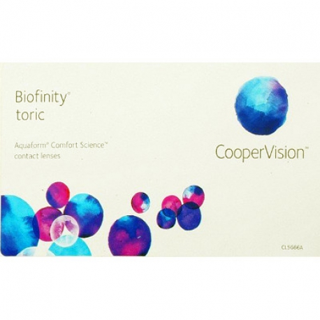 CooperVision Biofinity multifocal | Type: multifocal for presbyopia | Life: monthly disposable