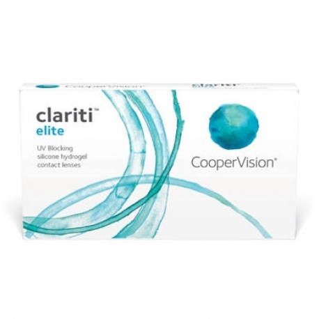 CooperVision clariti elite | Type: spherical for myopia and hypermetropia | Life: monthly disposable