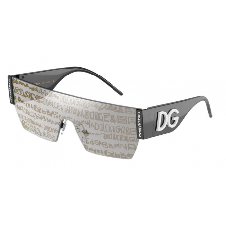 Dolce & Gabbana DG2233 3277K1 | Frame: black | Lens: grey silver, gold graffiti