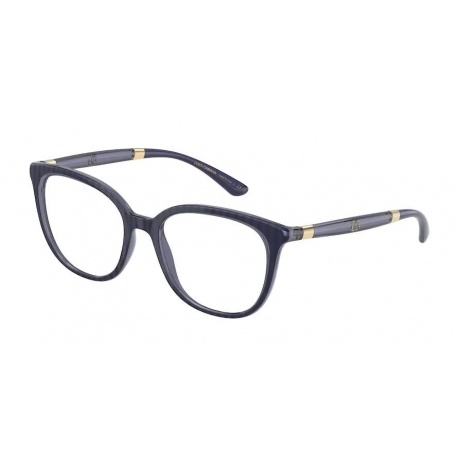 Dolce & Gabbana DG5080 3324 | Frame: chevron, transparent blue