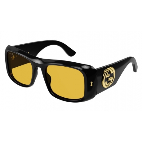 Gucci GG1251S 001 | Frame: black | Lens: yellow gradient