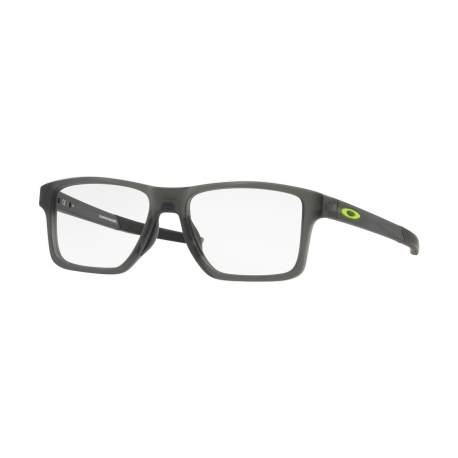 Oakley OX8143 Chamfer Squared 814302 | Frame: satin grey smoke | Lenses: transparent