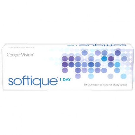 CooperVision softique 1 day | Type: spherical for myopia and hypermetropia | Life: daily disposable