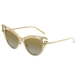 Dolce & Gabbana DG2239 02/6E | Montatura: oro | Lenti: sfumate marrone chiaro a specchio oro