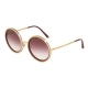 Dolce & Gabbana DG2211 02/8H | Frame: gold, bordeaux | Lens: violet gradient