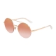 Dolce & Gabbana DG2237 12986F | Montatura: oro rosa | Lenti: sfumate rosa a specchio rosa