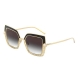 Dolce & Gabbana DG2251H 13348G | Frame: gold, black | Lens: grey gradient