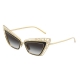 Dolce & Gabbana DG2254H 13348G | Frame: gold, black | Lens: grey gradient