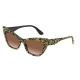 Dolce & Gabbana DG4370 320813 | Frame: glitter gold on black | Lens: brown gradient