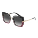 Dolce & Gabbana DG4373 33198G | Montatura: nero, rosa leopardato | Lenti: grigio chiaro sfumate nero