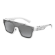 Dolce & Gabbana DG6125 33126V | Frame: white | Lens: light grey mirror gradient silver
