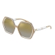Dolce & Gabbana DG6167 33256E | Montatura: oro, trasparente | Lenti: sfumate marrone chiaro a specchio oro